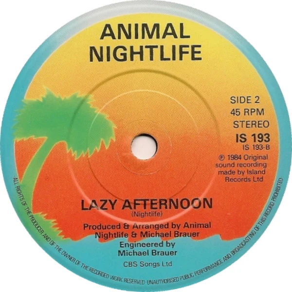 Animal Nightlife – Mr Solitaire (VG+/VG) – 7", UK 1984 - Image 4