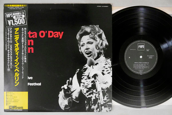 Anita O'Day – Anita O'Day In Berlin, Recorded Live At The Berlin Jazz Festival (NM/VG+) – LP, JP 1982, No OBI