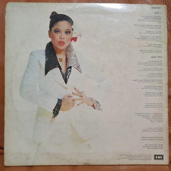 Anita Sarawak – The Way I Feel Tonight (VG+/VG) – LP, SG 1978 - Image 4