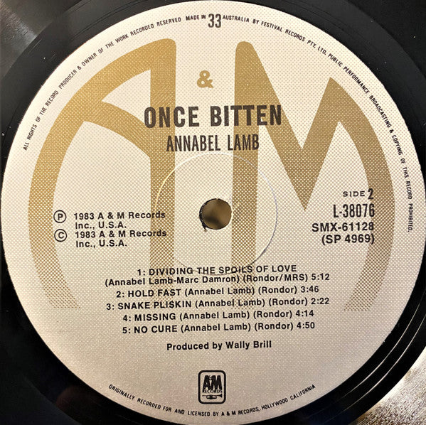 Annabel Lamb – Once Bitten (E/E) – LP, AU 1983 - Image 6