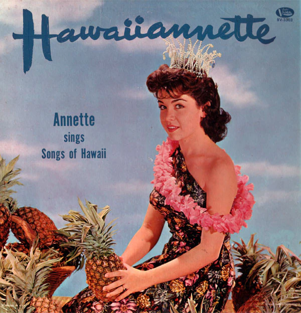 Annette – Hawaiiannette - Annette Sings Songs Of Hawaii (VG/VG) – LP, US 1960