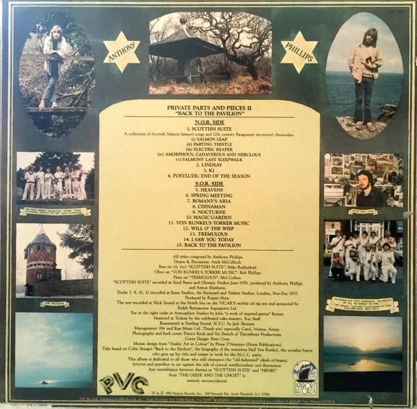 Anthony Phillips – Private Parts & Pieces II: Back To The Pavilion (VG+/VG+) – LP, US 1980 - Image 2