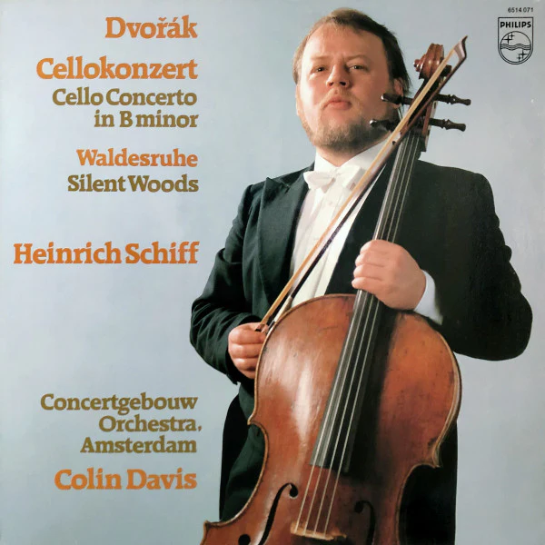 Antonín Dvořák, Heinrich Schiff, Concertgebouworkest, Sir Colin Davis – Cellokonzert / Waldesruhe (E/E) – LP, NL 1981