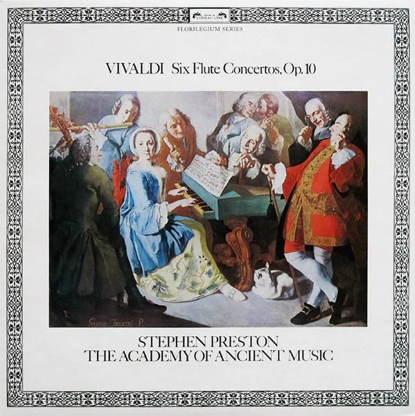 Antonio Vivaldi, Stephen Preston, The Academy Of Ancient Music – Six Flute Concertos, Op. 10 (VG+/VG+) – LP, UK 1977