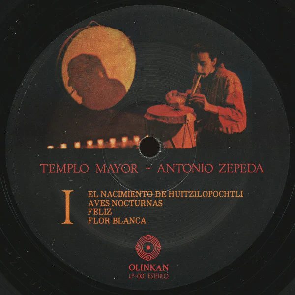 Antonio Zepeda – Templo Mayor - Música Con Instrumentos Prehispánicos (NM/VG+) – 2xLP, MX 1982 - Image 5