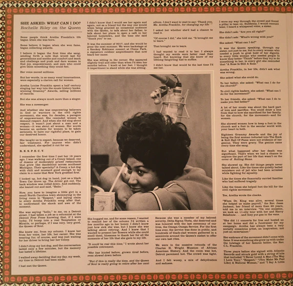 Aretha Franklin – Aretha (VG+/E) – 2xLP, US 2021 - Image 3