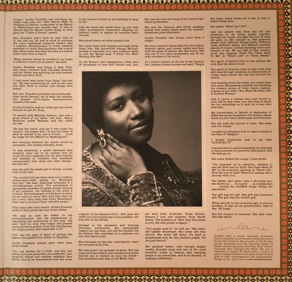 Aretha Franklin – Aretha (VG+/E) – 2xLP, US 2021 - Image 4