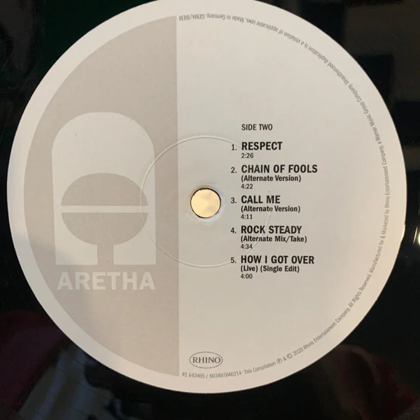 Aretha Franklin – Aretha (VG+/E) – 2xLP, US 2021 - Image 9