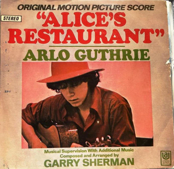 Arlo Guthrie, Garry Sherman – Alice's Restaurant (Original Motion Picture Score) (VG/VG+) – LP, AU 1969