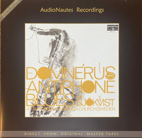 Arne Domnérus, Gustaf Sjökvist – Antiphone Blues (VG+/E) – LP, IT 2022