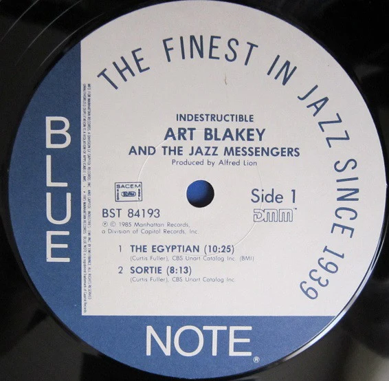 Art Blakey & The Jazz Messengers – Indestructible (VG+/VG+) – LP, FR 1985 - Image 3
