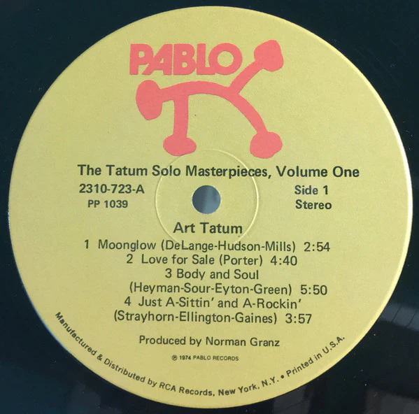 Art Tatum – The Tatum Solo Masterpieces, Vol. 1 (VG+/VG) – LP, US 1975 - Image 3
