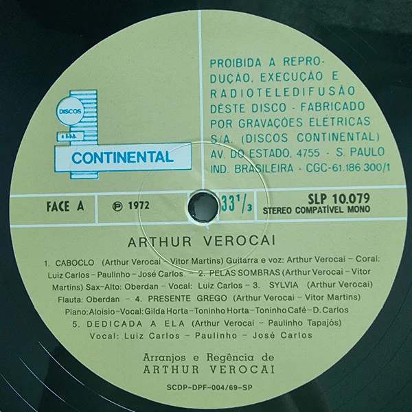 Arthur Verocai – Arthur Verocai (VG+/VG+) – LP, UK 2021 - Image 5