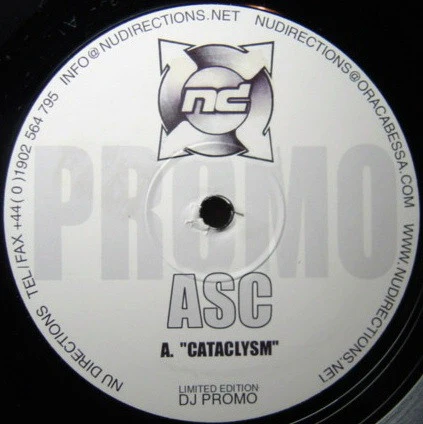 ASC – Cataclysm / Solemn Thoughts (VG/Generic) – 12", UK 2001