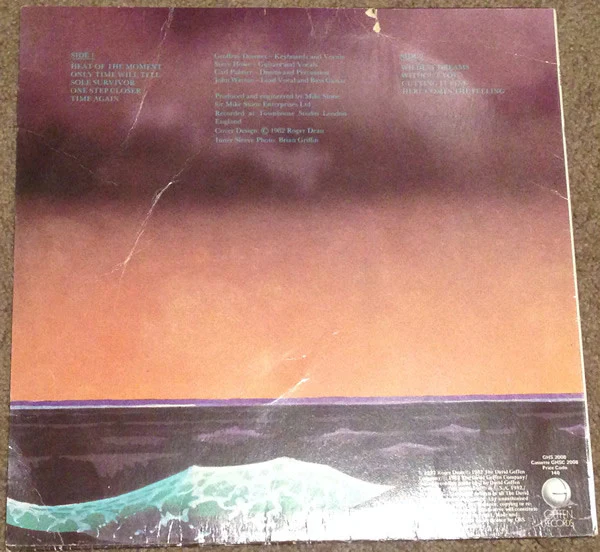 Asia – Asia (VG+/VG+) – LP, AU 1982 - Image 2