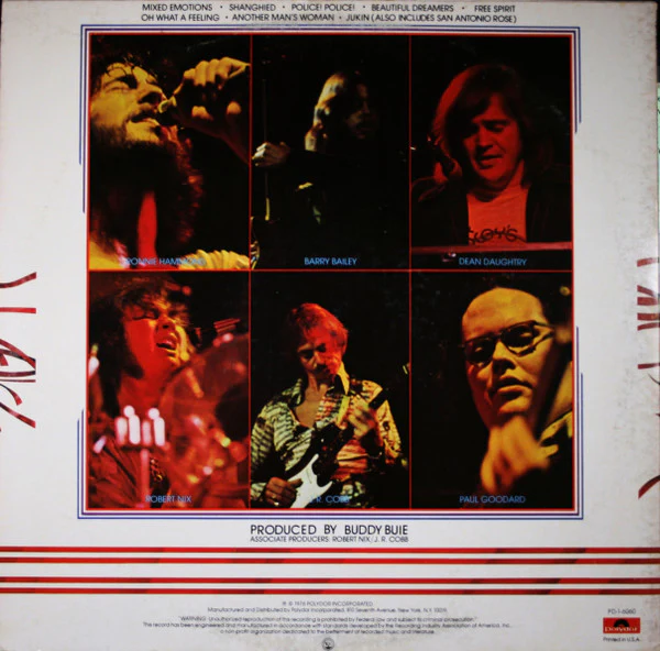 Atlanta Rhythm Section – Red Tape (VG+/VG+) – LP, US 1976 - Image 2