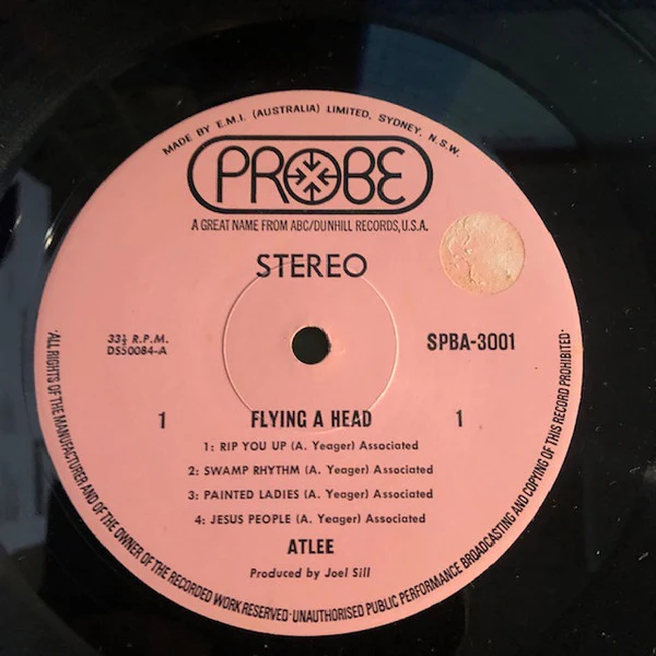 Atlee – Flying A Head (G+/VG) – LP, AU 1971 - Image 3