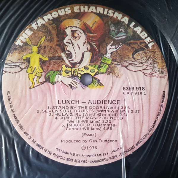 Audience – Lunch (VG+/VG+) – LP, AU 1976 - Image 5
