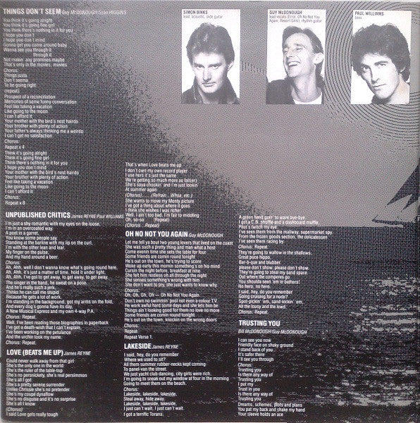 Australian Crawl – Sirocco (VG+/VG+) – LP, AU 1981 - Image 2