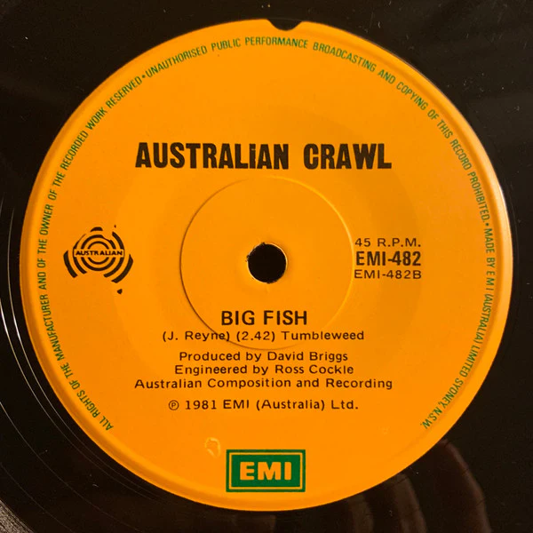 Australian Crawl – Things Don't Seem (VG+/Generic) – 7", AU 1981 - Image 2