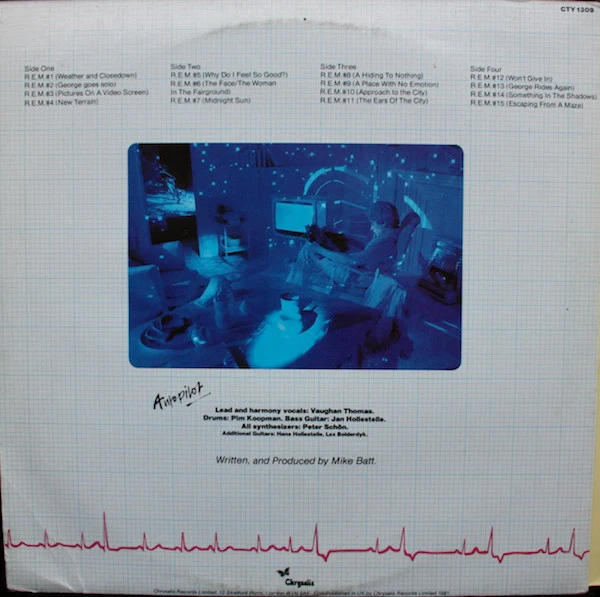 Autopilot – Rapid Eye Movements (NM/VG+) – 2xLP, UK 1981 - Image 2