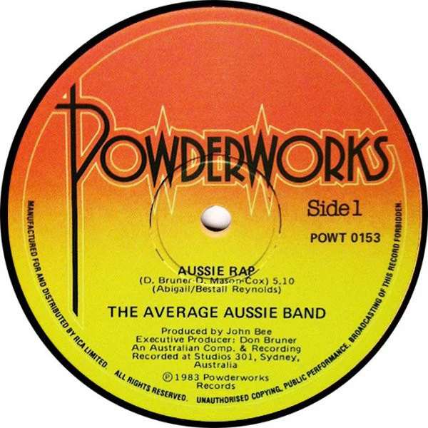 Average Aussie Band – Aussie Rap (VG+/Generic) – 12", AU 1983
