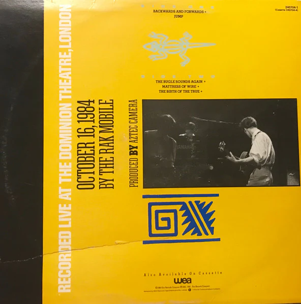 Aztec Camera – Backwards And Forwards (VG+/VG+) – 12", AU 1985 - Image 4
