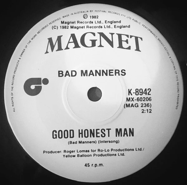 Bad Manners – Samson & Delilah (E/Generic) – 7", AU 1982 - Image 2