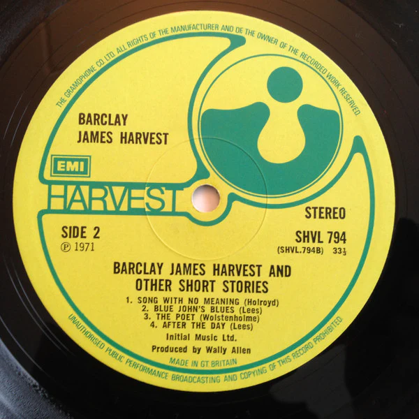 Barclay James Harvest – Barclay James Harvest And Other Short Stories (E/VG+) – LP, UK 1971 - Image 6