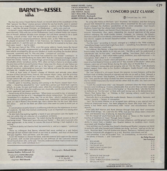 Barney Kessel – Barney Plays Kessel & Friends (VG+/VG+) – LP, US 1975 - Image 2