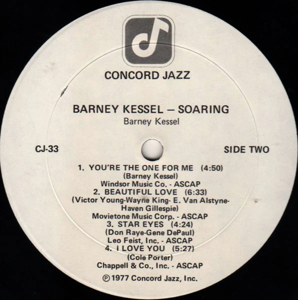 Barney Kessel – Soaring (VG/VG+) – LP, US 1977 - Image 4