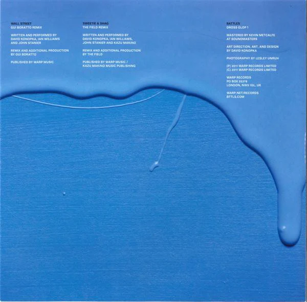 Battles – Dross Glop 1 (VG+/E) – 12", UK 2012 - Image 7