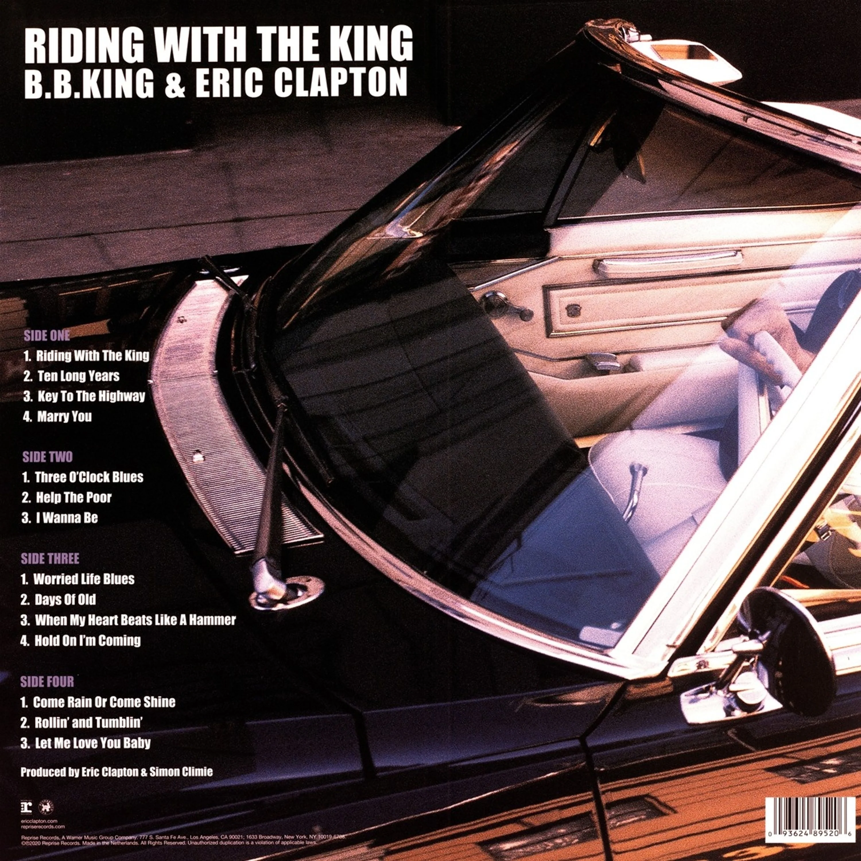 B.B. King, Eric Clapton – Riding With The King (2xLP, Gold Vinyl) - Image 2