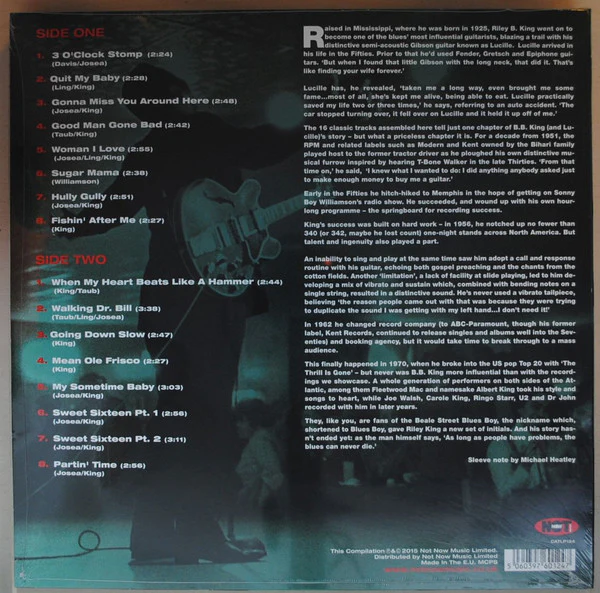 B.B. King – The King Of The Blues - Original Blues Classics (VG+/VG+) – LP, EU 2016 - Image 2