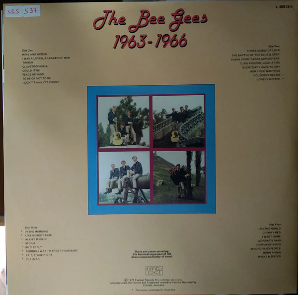 Bee Gees – Birth Of Brilliance (E/E) – 2xLP, AU 1978 - Image 2