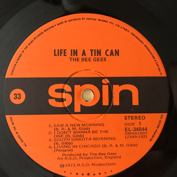 Bee Gees – Life In A Tin Can (VG/VG+) – LP, AU 1973 - Image 4