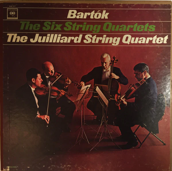Béla Bartók, Juilliard String Quartet – The Six String Quartets (VG/VG) – 3xLP, US 1965