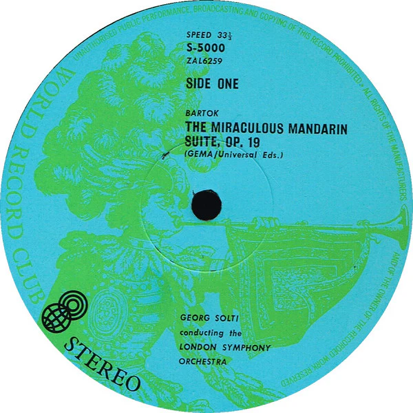 Béla Bartók – The Miraculous Mandarin - Suite / Music For Strings, Percussion & Celesta (VG/VG+) – LP, AU 1971 - Image 4
