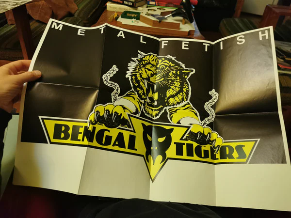 Bengal Tigers – Metal Fetish (E/VG+) – 12", AU 1983 - Image 7