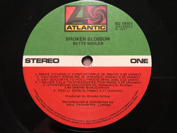 Bette Midler – Broken Blossom (VG/VG) – LP, AU 1977 - Image 2