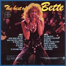 Bette Midler – The Best Of Bette (VG+/VG+) – LP, AU 1981