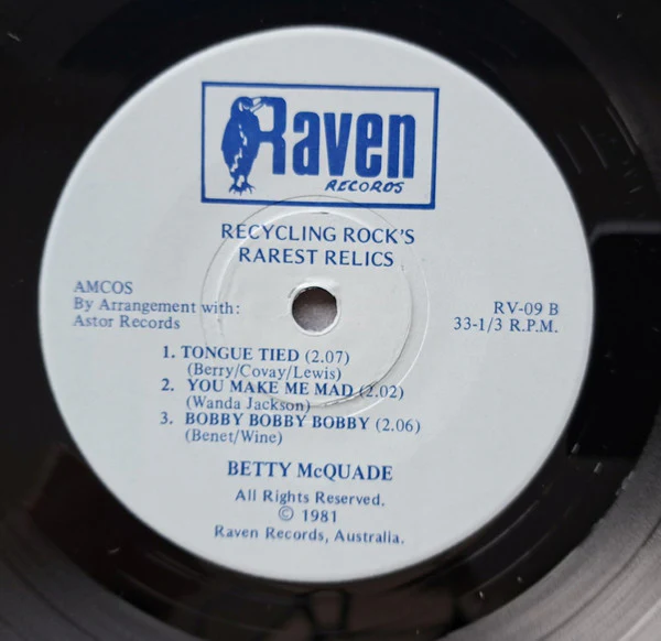 Betty McQuade – Midnight Bus (VG/VG+) – 7", AU 1981 - Image 5