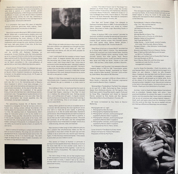 Beverly Glenn-Copeland – Transmissions: The Music Of Beverly Glenn-Copeland (E/E) – LP, EU 2020 - Image 5