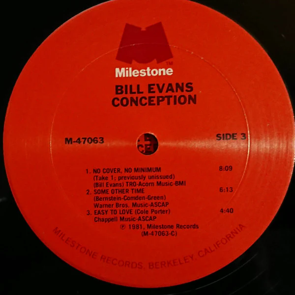 Bill Evans – Conception (VG+/VG+) – 2xLP, US 1981 - Image 7