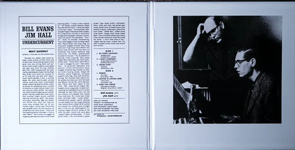 Bill Evans, Jim Hall – Undercurrent (VG+/VG+) – LP, US 2014 - Image 2