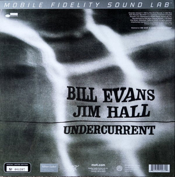 Bill Evans, Jim Hall – Undercurrent (VG+/VG+) – LP, US 2014 - Image 3