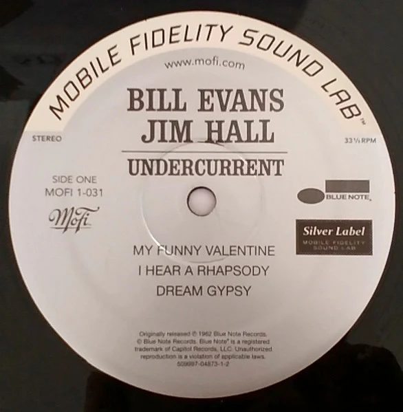 Bill Evans, Jim Hall – Undercurrent (VG+/VG+) – LP, US 2014 - Image 4