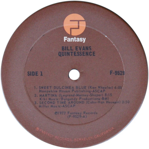 Bill Evans – Quintessence (VG/VG) – LP, US 1977 - Image 3