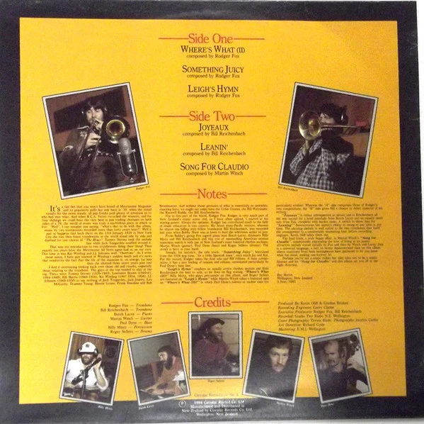 Bill Reichenbach, Rodger Fox – Something Juicy (NM/VG+) – LP, NZ 1984 - Image 2