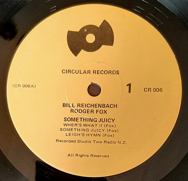 Bill Reichenbach, Rodger Fox – Something Juicy (NM/VG+) – LP, NZ 1984 - Image 3